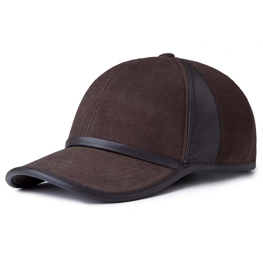 Hat For Man Genuine Suede Leat - огляд і ціна Baseball Cap Structured