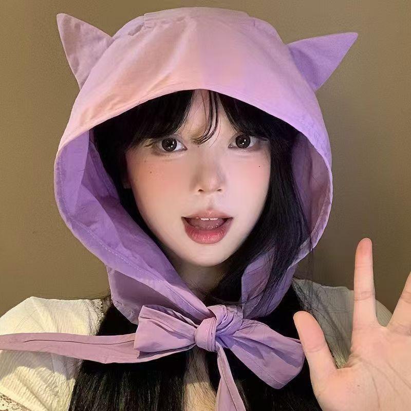 Cute Cat Ear Sun Visor Thin Ea - огляд і ціна Visor Sun Hat