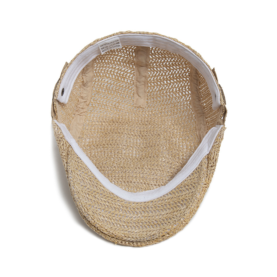 Straw Style Flat Cap Men Women - огляд і ціна Newsboy Cap Ivy