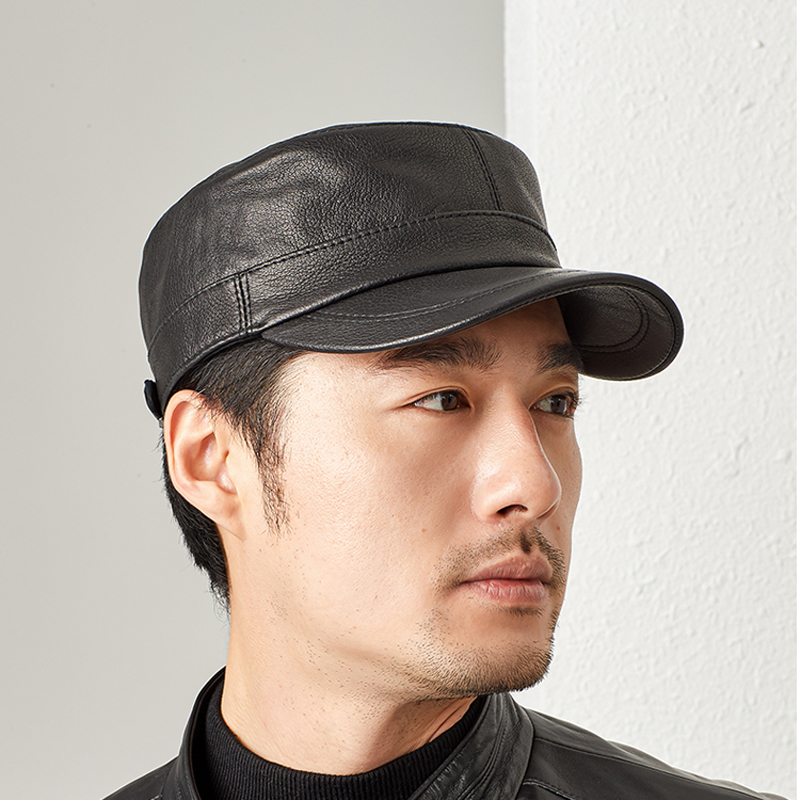 New 2026 Men Genuine Leather B - огляд і ціна Baseball Cap Structured