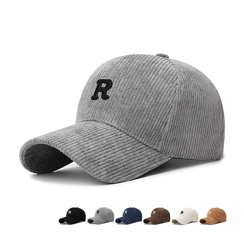 Corduroy Baseball Cap with 3D  - огляд і ціна Baseball Cap Structured