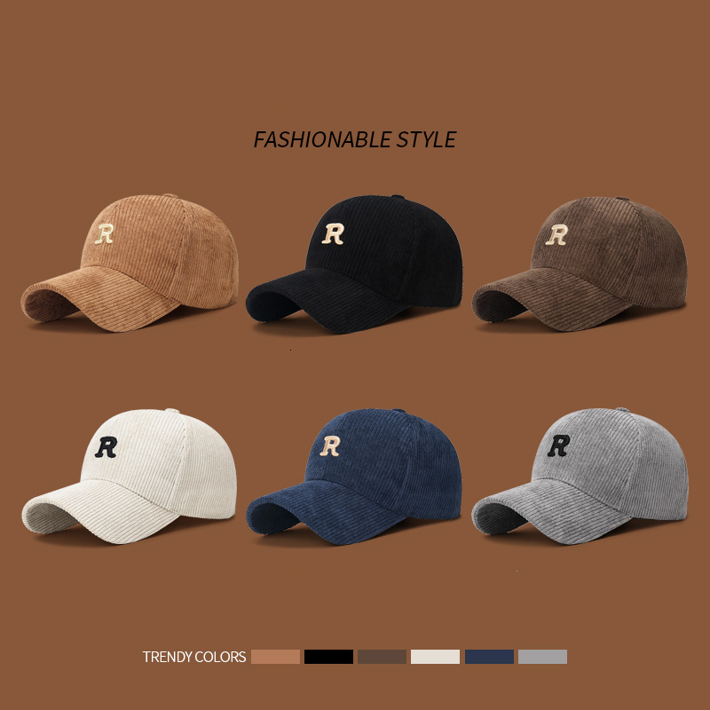Corduroy Baseball Cap with 3D  - огляд і ціна Baseball Cap Structured