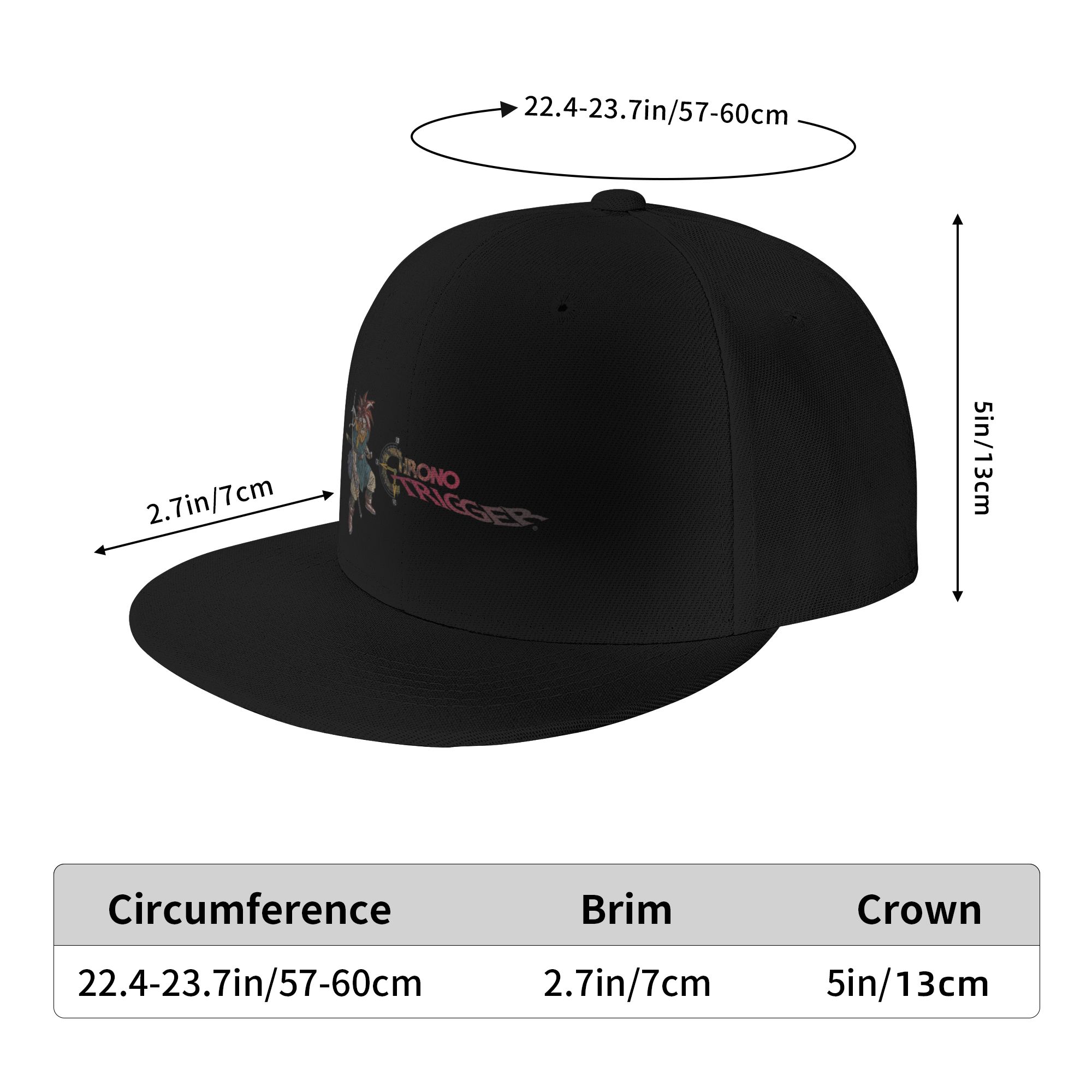 Fashion Chrono Trigger Logo Fl - огляд і ціна Baseball Cap Structured