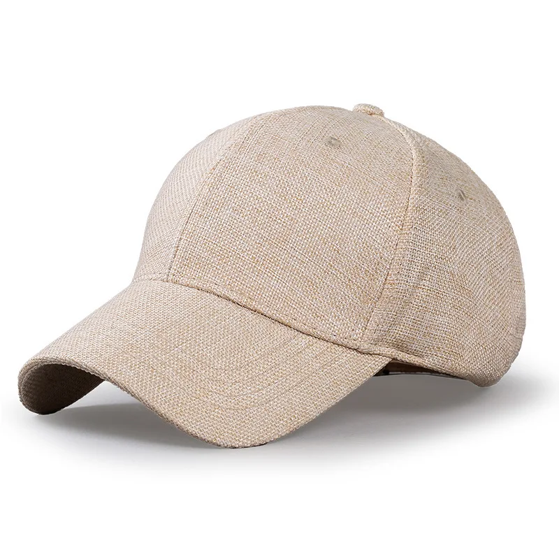 Oversize XXL Faux Linen Men Wo - огляд і ціна Baseball Cap Structured